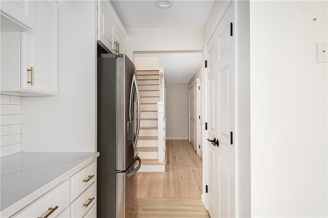 interior space featuring light hardwood / wood-style floors