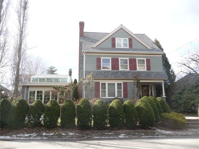 view of front of home