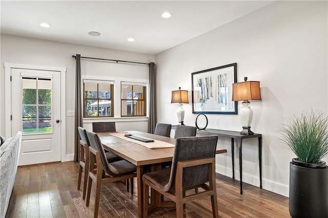 3 White Hawk Rdg, Richmond, RI 02898 - dining space with dark hardwood / wood-style floors