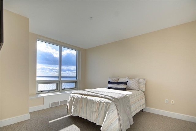 bedroom featuring carpet flooring