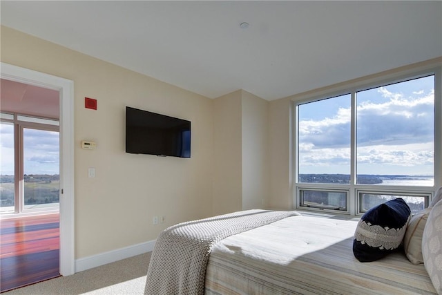 bedroom featuring carpet floors