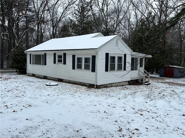 view of front of property