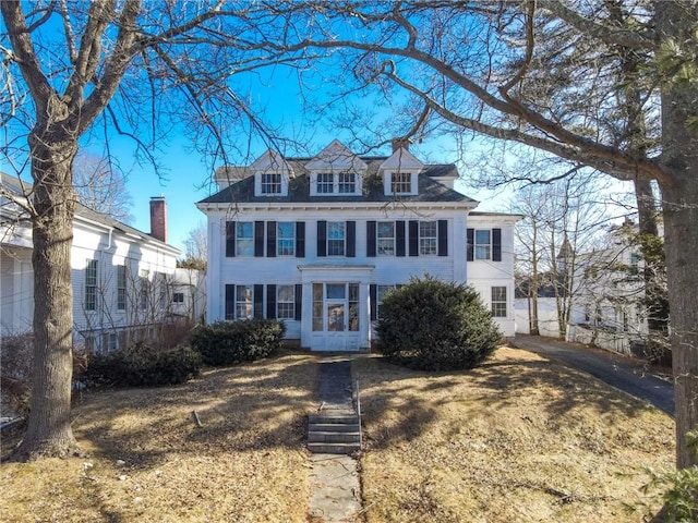 view of colonial house