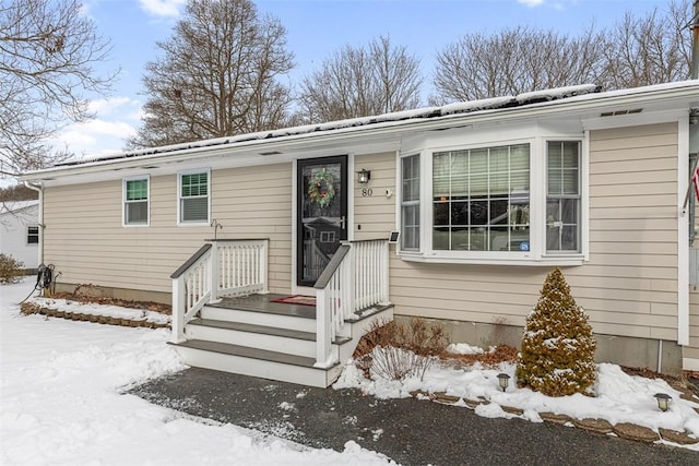 view of manufactured / mobile home