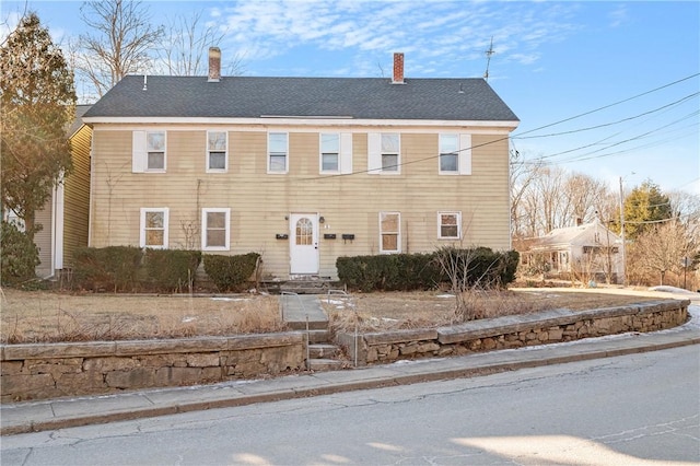 view of colonial-style house