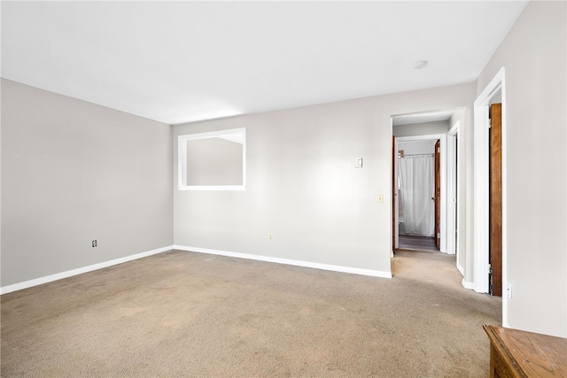 empty room with carpet floors