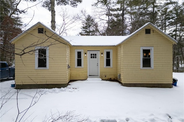 view of bungalow-style house