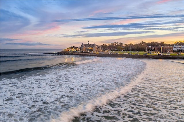 water view with a beach view