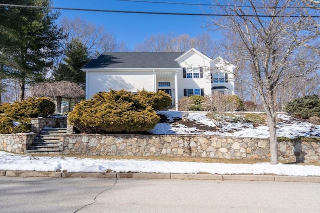 view of front of property