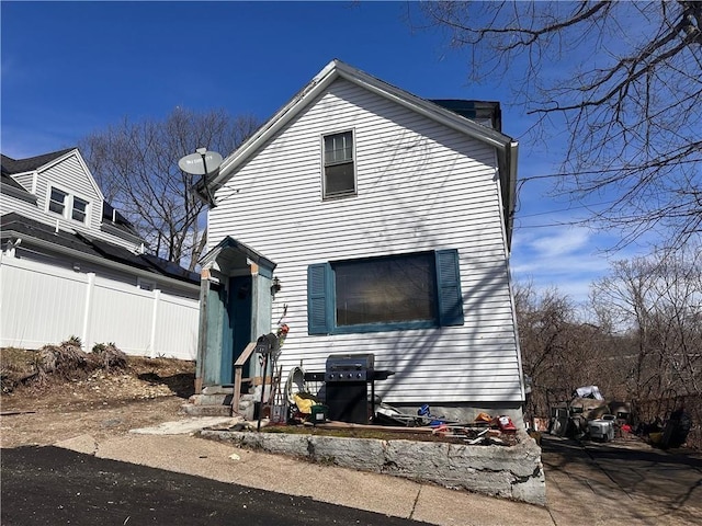 view of rear view of house