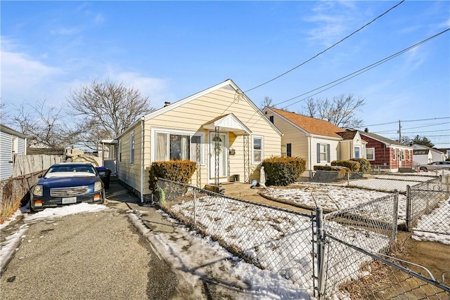 view of front of home