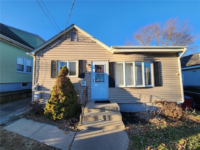 view of front of home