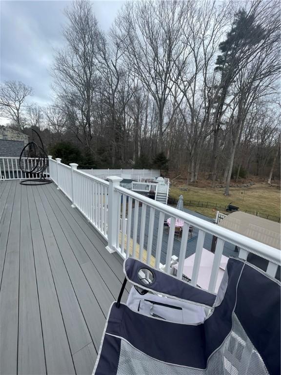 840 S Main St, Burrillville, RI 02859 - view of wooden terrace