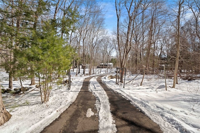 view of road