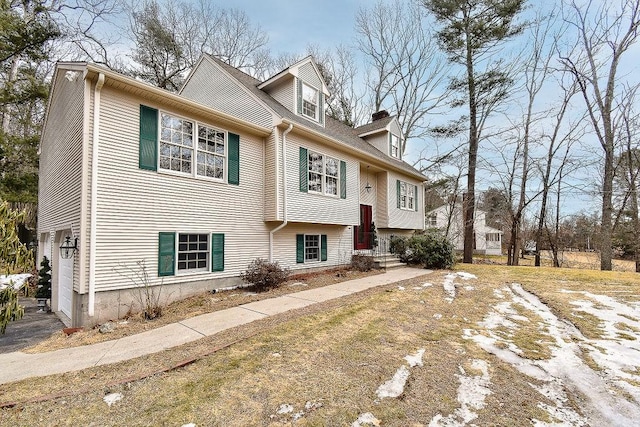 view of front of house featuring an attached garage