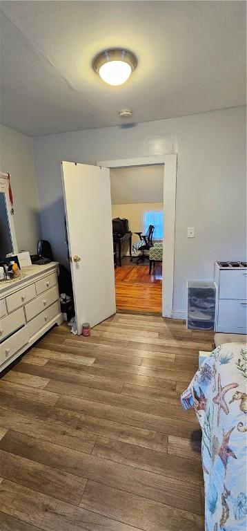 interior space featuring wood finished floors