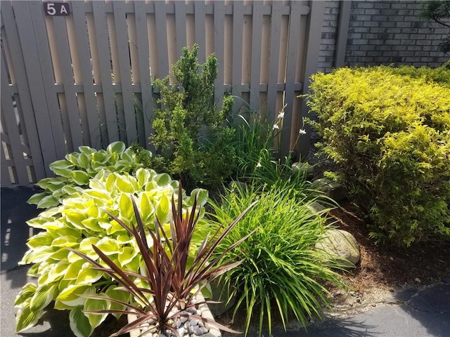 exterior details with fence