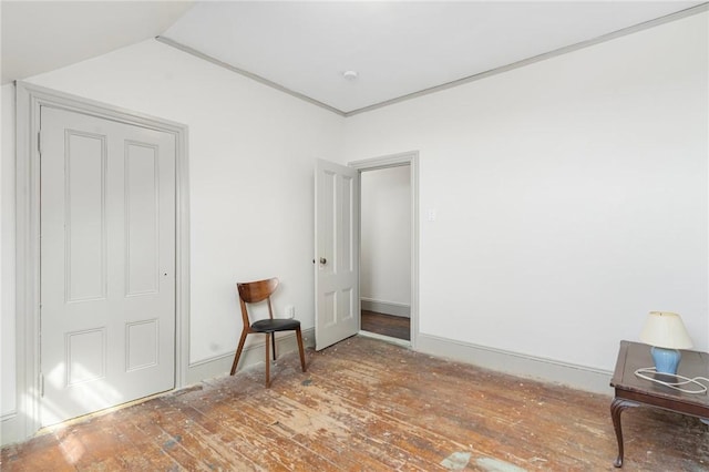 unfurnished bedroom featuring hardwood / wood-style floors