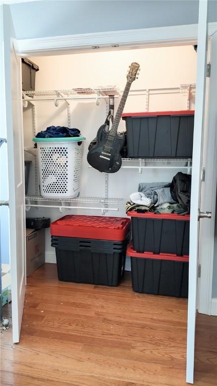 mudroom featuring wood finished floors