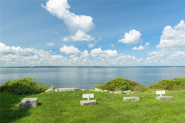 view of water feature