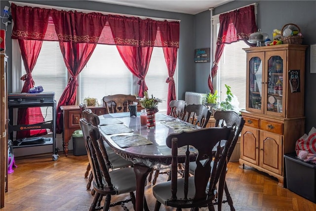 view of dining space