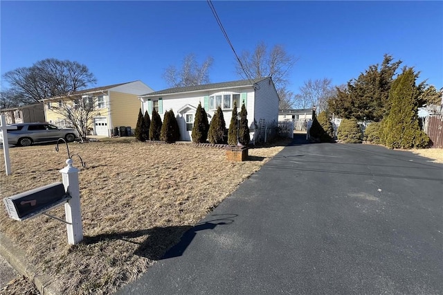 view of front of home