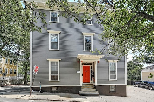 view of front of house with entry steps