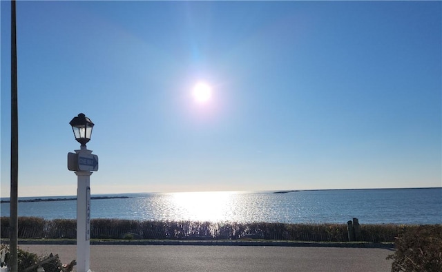 view of water feature