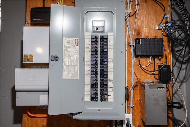 utility room featuring electric panel