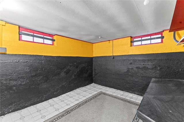 interior space featuring tile patterned floors