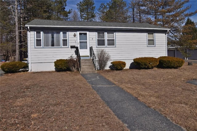 view of front of property