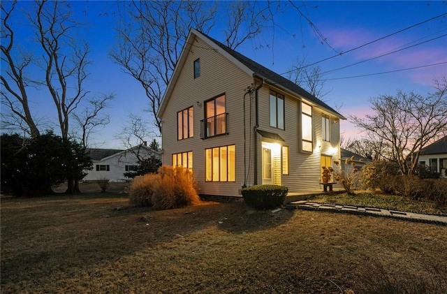 view of rear view of house