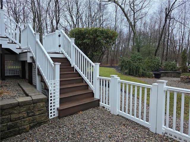 view of property exterior featuring stairs