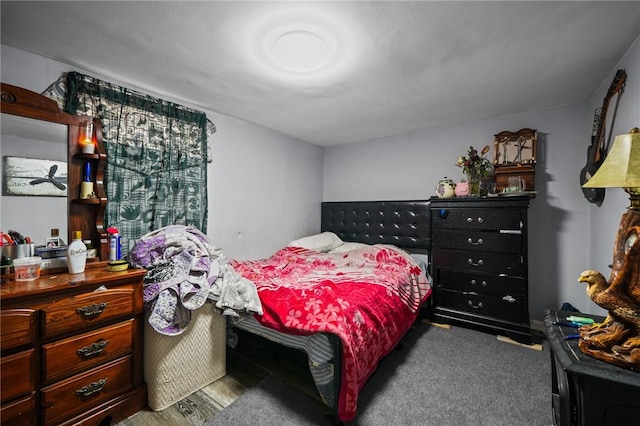 bedroom with carpet floors