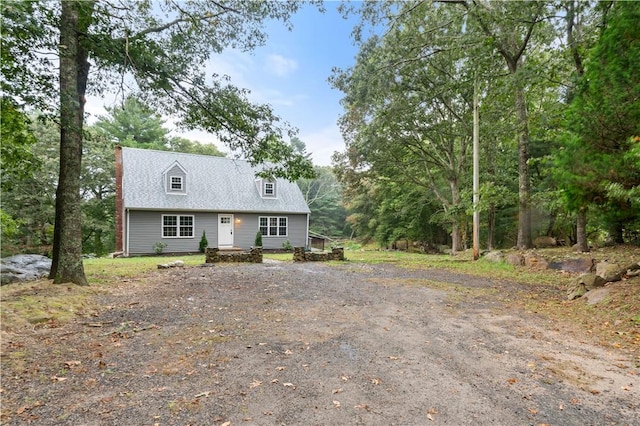 view of cape cod-style house