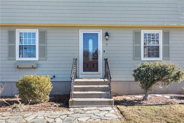 view of entrance to property