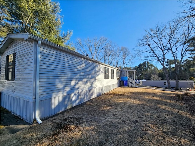 view of side of property