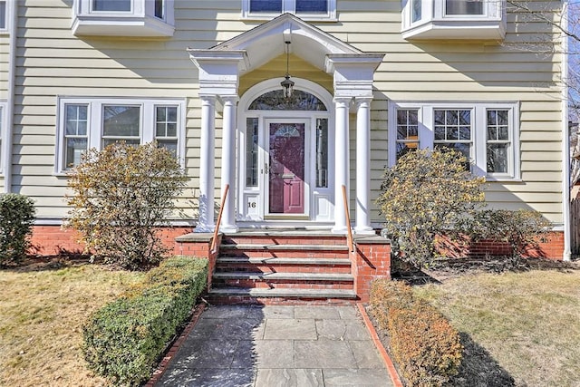 view of entrance to property