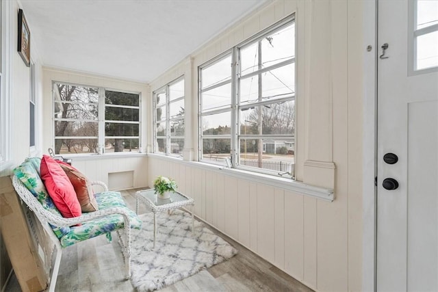 sunroom featuring a wealth of natural light