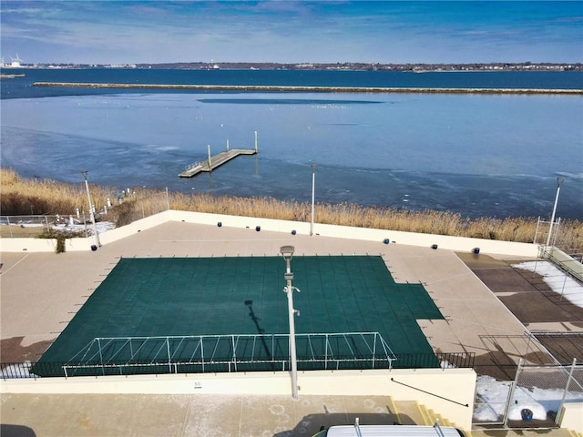 view of water feature