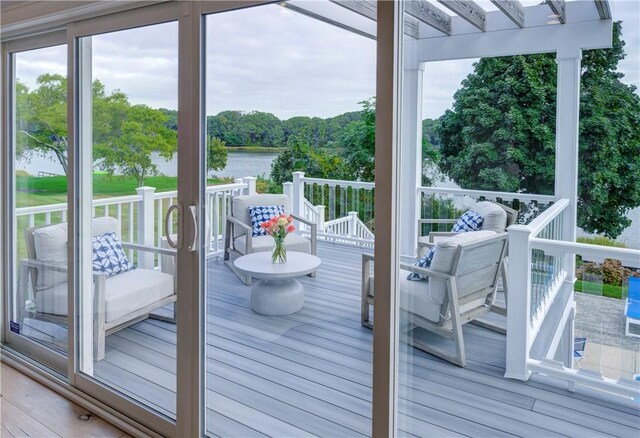 1040 Buttonwoods Ave, Warwick, RI 02886 - deck featuring a water view