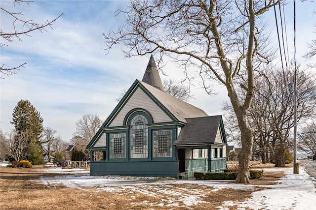 view of front of home