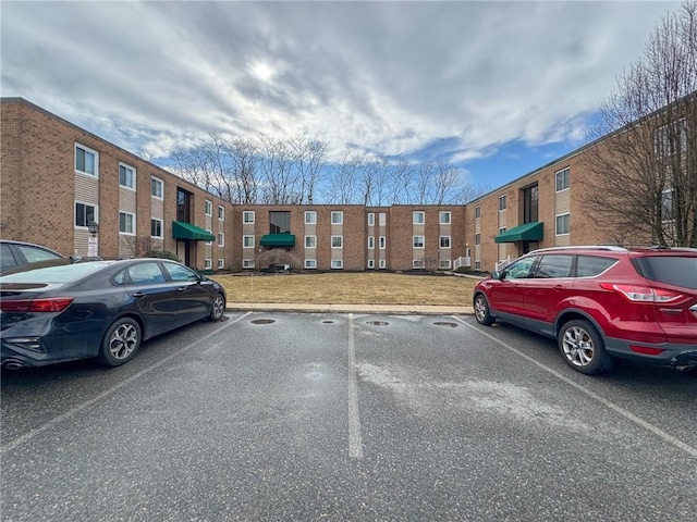 view of uncovered parking lot