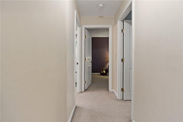 hallway with baseboards