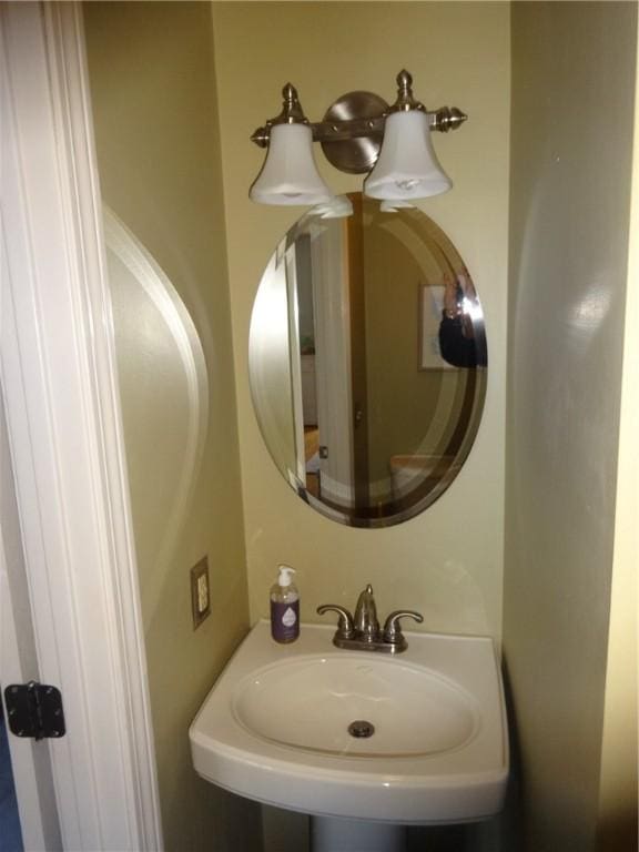 bathroom with a sink