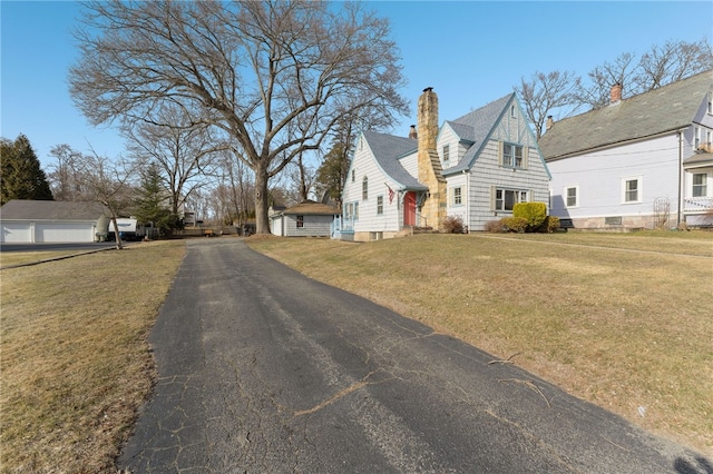 exterior space with a residential view