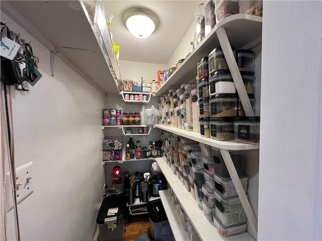 view of pantry