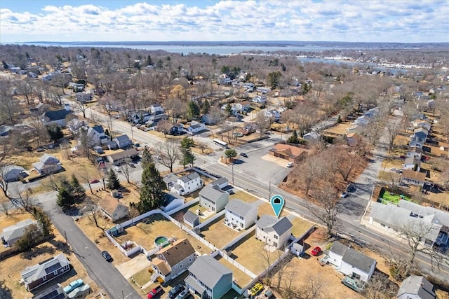 bird's eye view featuring a residential view