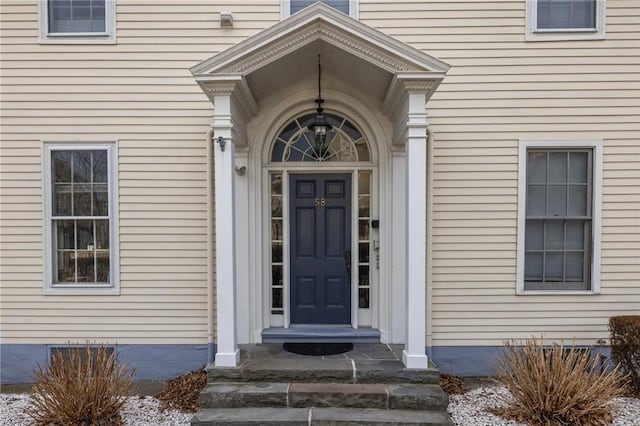 view of property entrance