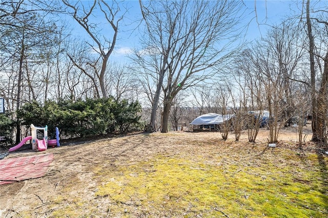 view of yard with playground community